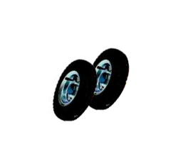 BOSSWELD 200MM SOLID RUBBER WHEEL ( G TROLLEY) 